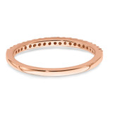 14k Rose Gold 1/5 carat Lab Grown Diamond VS/SI+ G+ Complete Wedding Band - RM-4554264B-8605
