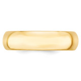 10k Yellow Gold 6mm Standard Weight Comfort Fit Wedding Band Size 11.5
