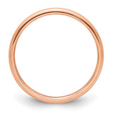 14k Rose Gold 2mm Half-Round Wedding Band Size 8