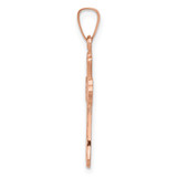 14k Rose Gold Cross Pendant - XR-405704B1-6289