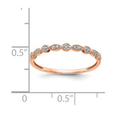14k Rose Gold Diamond Fancy Band - RM-3DE04AC9-2577