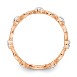 14k Rose Gold Diamond Fancy Band - RM-C9922197-4392