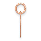 14k Rose Gold Heart Disc Charm - XR-DA7FF96E-1740