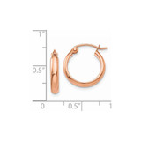 14k Rose Gold Hoop Earrings - TF-7C58D09F-5241