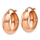 14k Rose Gold Hoop Earrings - TF-B9180456-3060