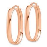14k Rose Gold Oval Hoop Earrings - TF-BAF8CDB9-7539