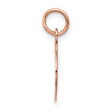 14k Rose Gold Plain .013 Gauge Circular Engraveable Disc Charm - XR-0C9BAF7D-9048