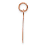 14k Rose Gold Plain .013 Gauge Circular Engraveable Disc Charm - XR-E8E5A89C-4253