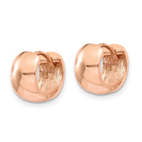 14k Rose Gold Round Hinged Hoop Earrings - TF-012ACF95-1991