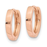 14k Rose Gold Round Hinged Hoop Earrings - TF-5487D632-2674