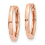 14k Rose Gold Round Hinged Hoop Earrings - TF-FA9D1677-3313