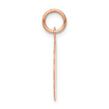 14k Rose Gold Saint Christopher Medal Charm