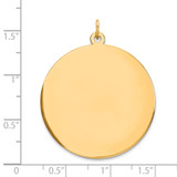 14K Round Disc Charm - XM-B0DED59F-9057