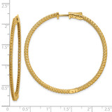 14k Round Hoop w/Safety Clasp Earring Mountings - XE-7A86125E-5120