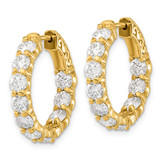 14k Round Hoop with Safety Clasp Earring Mountings - XE-B2BE5F65-6856