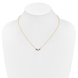 14k Ruby and Diamond 18 inch Necklace - PM-322F6E6B-2742
