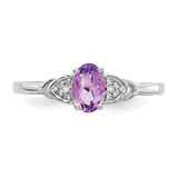 14k Ruby and Diamond Post Earrings