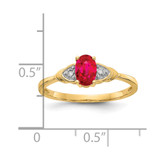 14k Ruby and Diamond Ring - XB-8E3AA0AA-4309