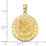 14k Saint Christopher Medal Pendant - M1-5DC19312-3724