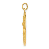 14k Saint Christopher Medal Pendant - XR-40C5505C-9665