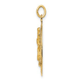 14k Saint Christopher Medal Pendant - XR-98984AAB-6496