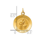 14k Saint Gerard Medal Charm - XR-E29EFECB-8404
