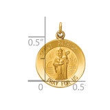 14k Saint Patrick Medal Charm - XR-A392F18A-7910