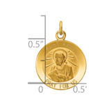 14k Saint Paul Medal Charm - XR-A75393C3-1185