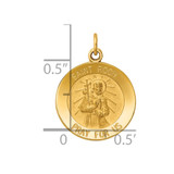 14k Saint Roch Medal Charm - XR-0A708C8B-9781