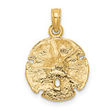 14k Sand Dollar Pendant - K2-F125E0BB-1720