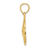 14K Sand Dollar Pendant - K2-F1D2FA8E-3612