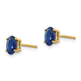 14k Sapphire Post Earrings - XE-206BCE12-4173