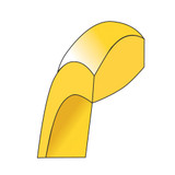 10k Yellow Gold 8mm Lightweight Comfort Fit Wedding Band Size 11.5