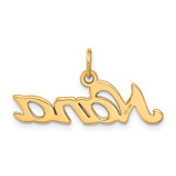 14k Satin NANA Charm