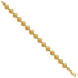 14k Scallop Shell 7 inch Bracelet - FB-094CC0BA-2101