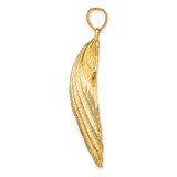14k Scallop Shell Pendant - K7-E3EB5F10-7379
