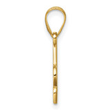 14K Script Letter A Initial Pendant