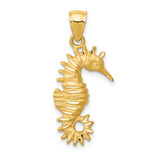 14K Seahorse Pendant - K2-37387872-8236
