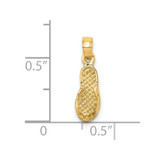 14K Single Flip-Flop Charm