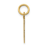 14k Small Elongated Number 13 Charm