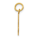 14k Small Elongated Number 42 Charm