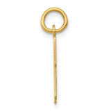 14k Small Elongated Number 43 Charm