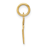 14K Small Fancy Script Letter E Initial Charm