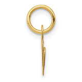 14K Small Fancy Script Letter V Initial Charm