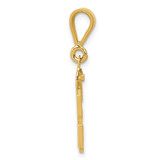 14k Small Polished Number 33 Charm - SP-F7E72368-6161