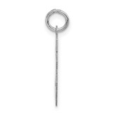 14k Small Satin Number 26 Charm