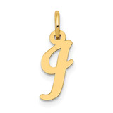 14k Small Script Letter I Initial Charm - YC-ED0838C3-7472