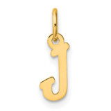 14K Small Script Letter J Initial Charm - YC-E423F4CE-4982