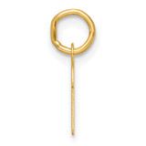 14K Small Script Letter P Initial Charm - YC-84BE3DCA-2570