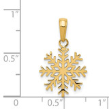 14k Snowflake Pendant - C3-AE105AD0-6931